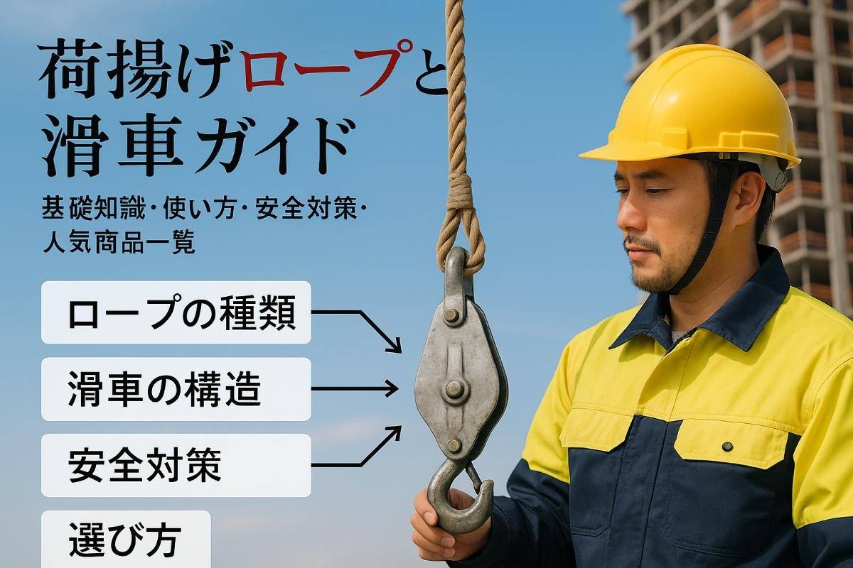 荷揚げのロープや滑車の基礎から使い方・安全対策・人気商品一覧と選び方完全ガイド