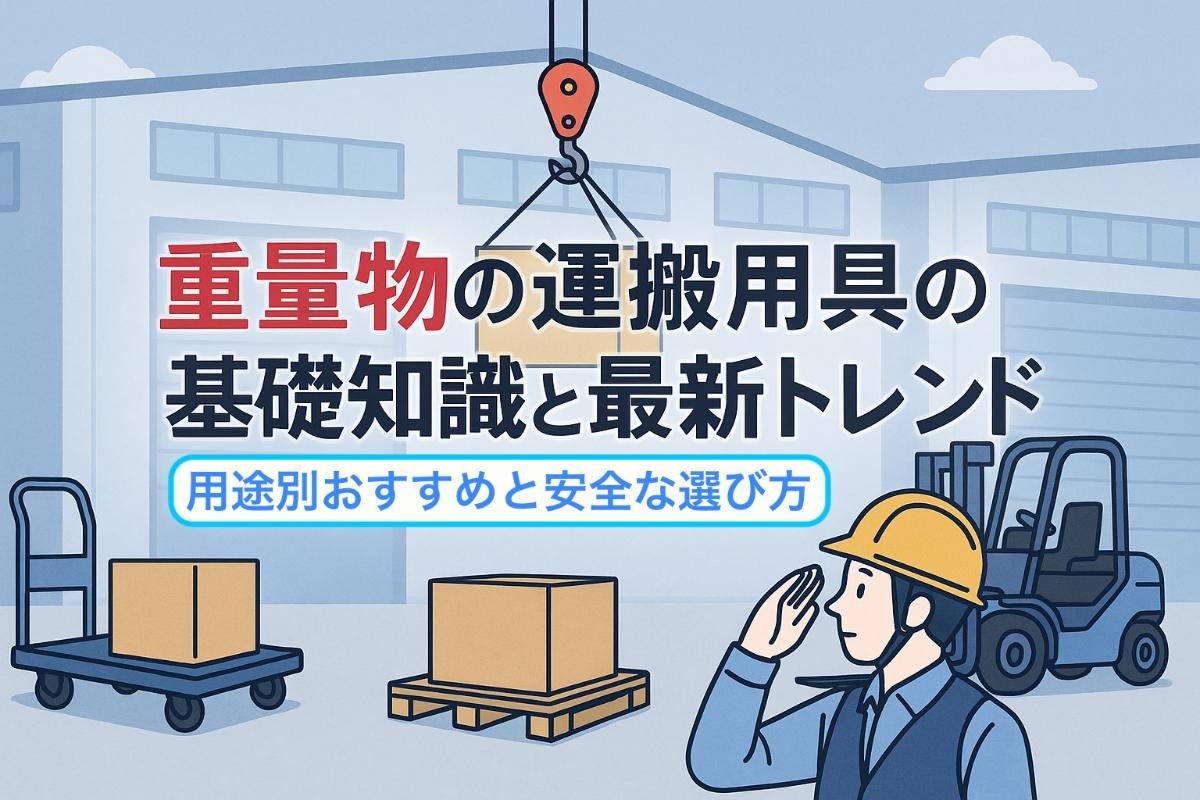 重量物の運搬用具の基礎知識と最新トレンド｜用途別おすすめと安全な選び方