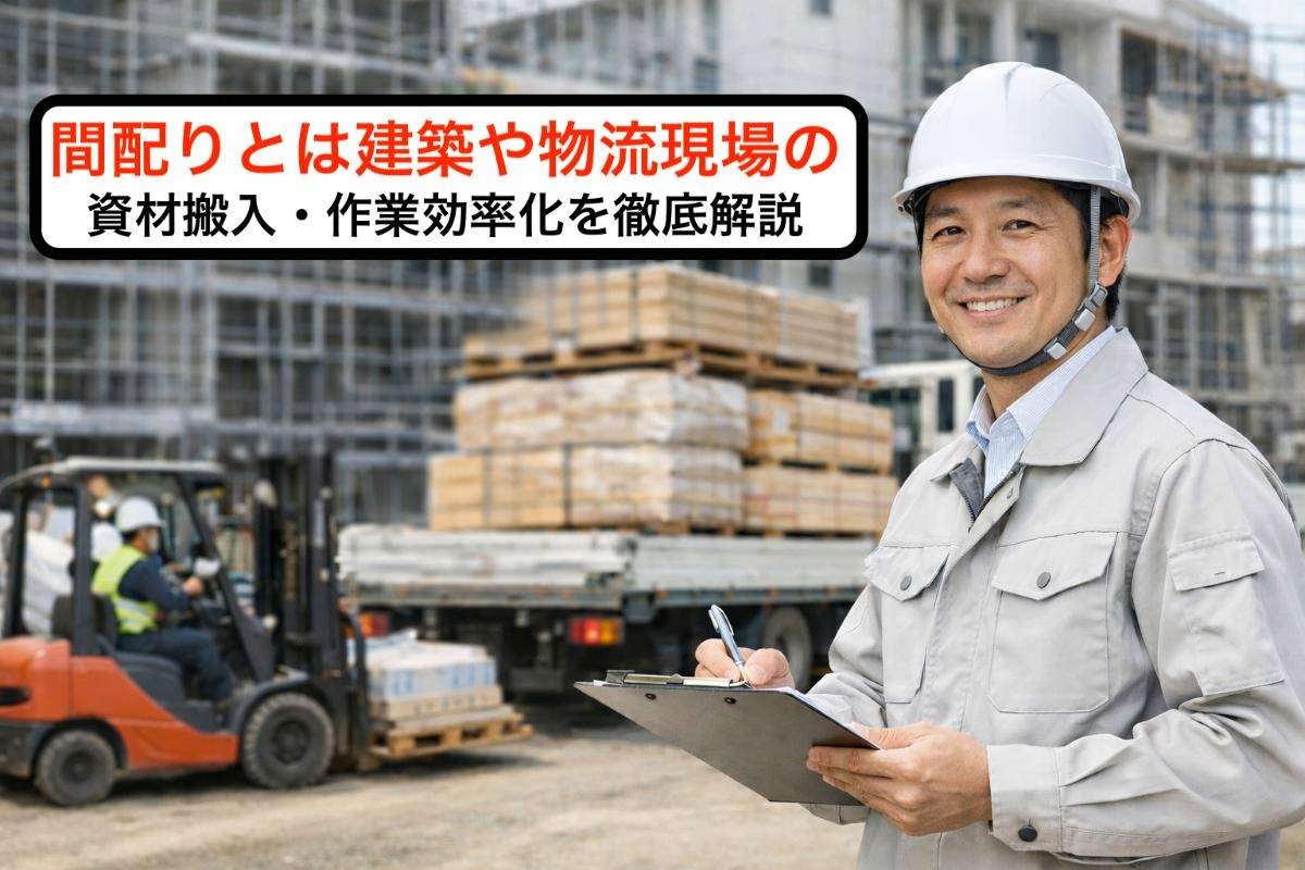 間配りとは建築や物流現場の資材搬入・作業効率化を徹底解説