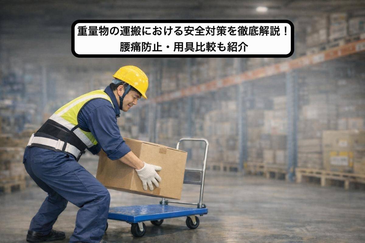 重量物の運搬における安全対策を徹底解説！腰痛防止・用具比較も紹介